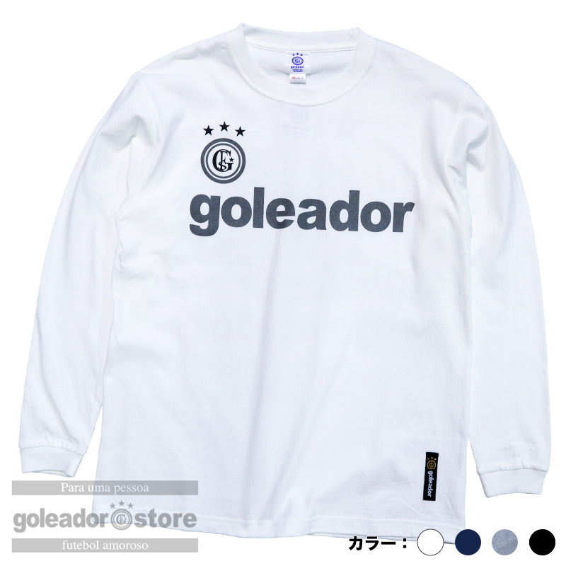 正規品G/FORE ロゴプリント長袖シャツ ゴレアドール公式】goleador 【送料無料】綿天竺 ベーシックロゴ