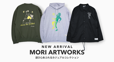 24AW goleador x MORI ARTWORKS コラボシリーズ