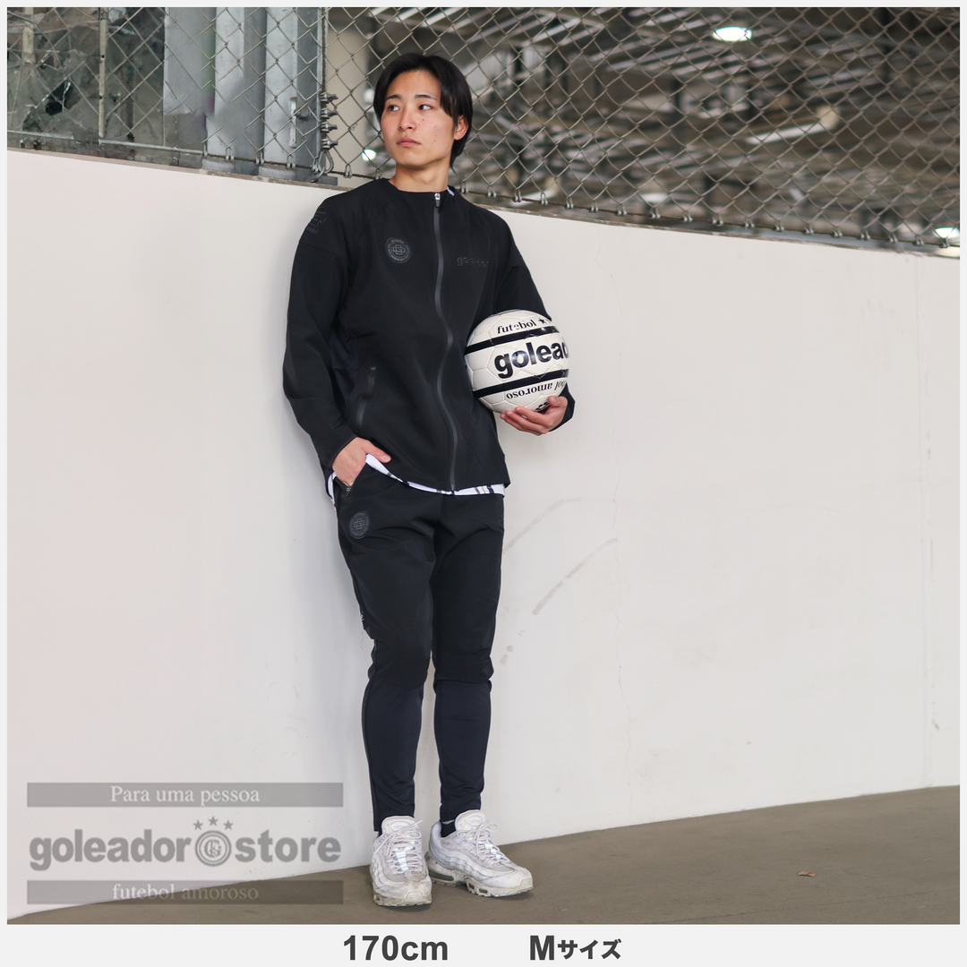 アトレティコ・マドリード ジャージ ダークグレー ゴレアドール】goleador ドライスウェットアシンメトリーZIPジャケット