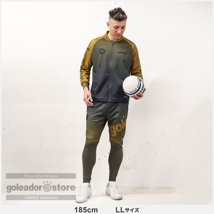 スムースジャージ昇華グラデーション ショールカラーZIPジャケット