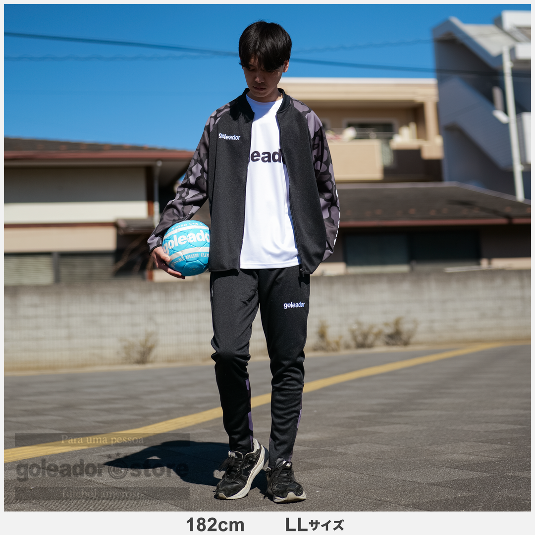 ゴレアドール(goleador) サッカー スムースジャージ 迷彩 コンビネーション パンツ Mサイズ Dブルー(36) G-2648 ゴレアドール公式】goleador スムースジャージ 迷彩 コンビネーション