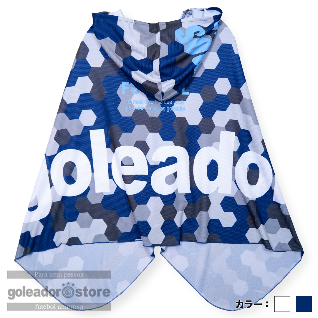 ゴレアドール公式】goleador 昇華 ヘキサゴン柄 冷感ケープ a-113