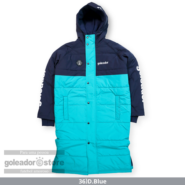 ゴレアドール公式】goleador 【送料無料】中綿 バイカラー ロング ゴレアドール公式】goleador 【送料無料】中綿 バイカラー ロング