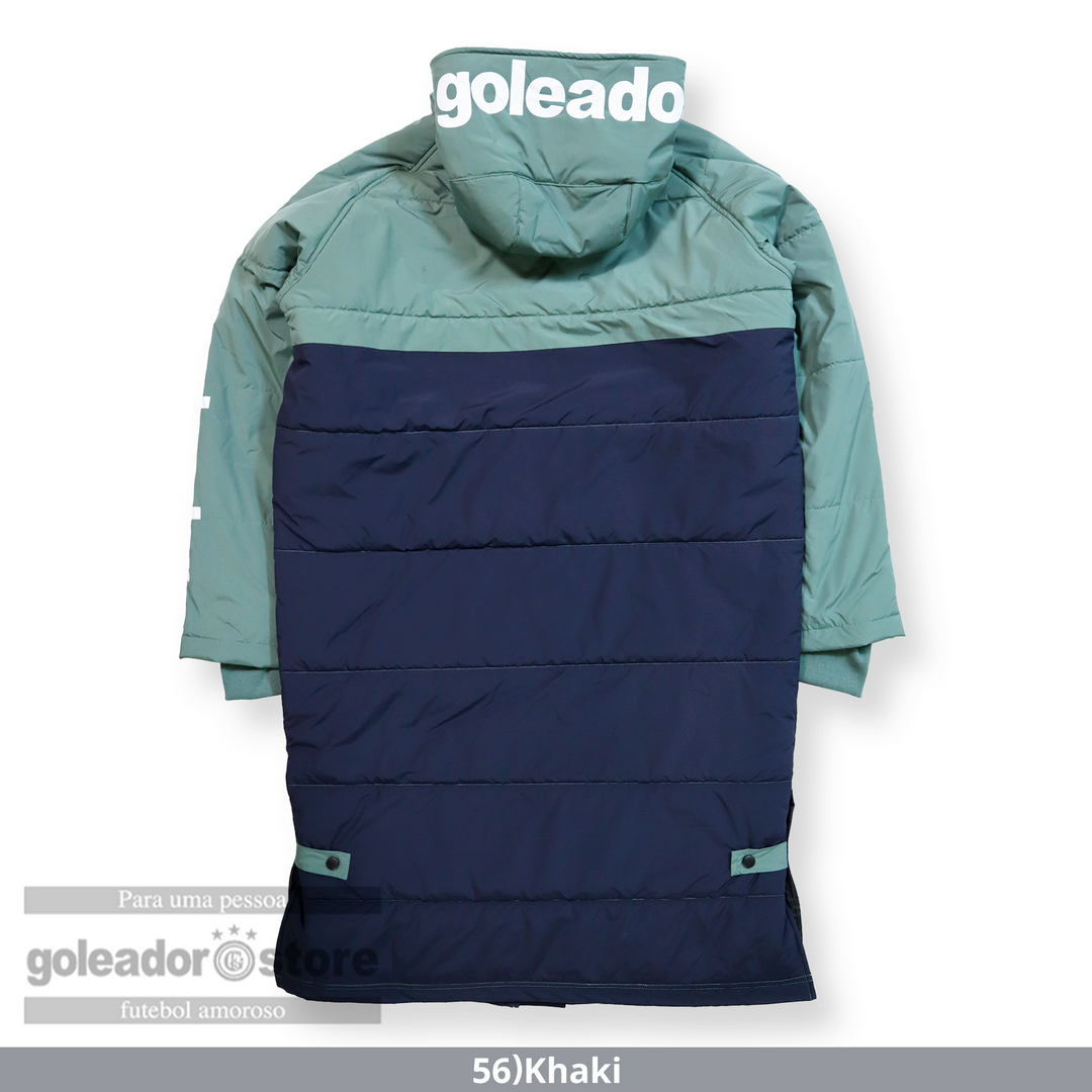 希少　美品　goleador ゴレアドール　ベンチコート M相当　クリーニング済 ゴレアドール公式】goleador 【送料無料】中綿 バイカラー Jr ロング