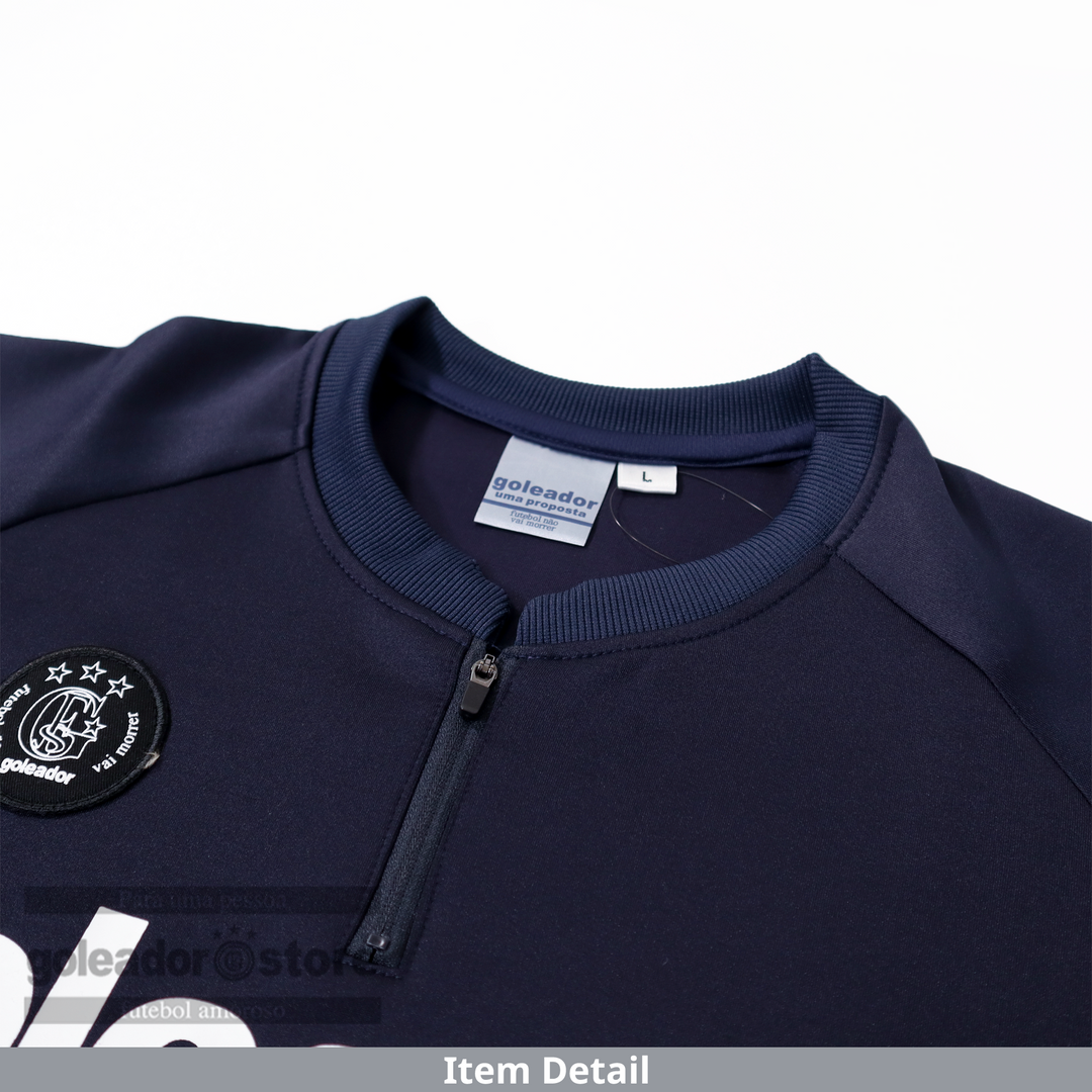 ダンボールニット ハーフZIP TRトップ