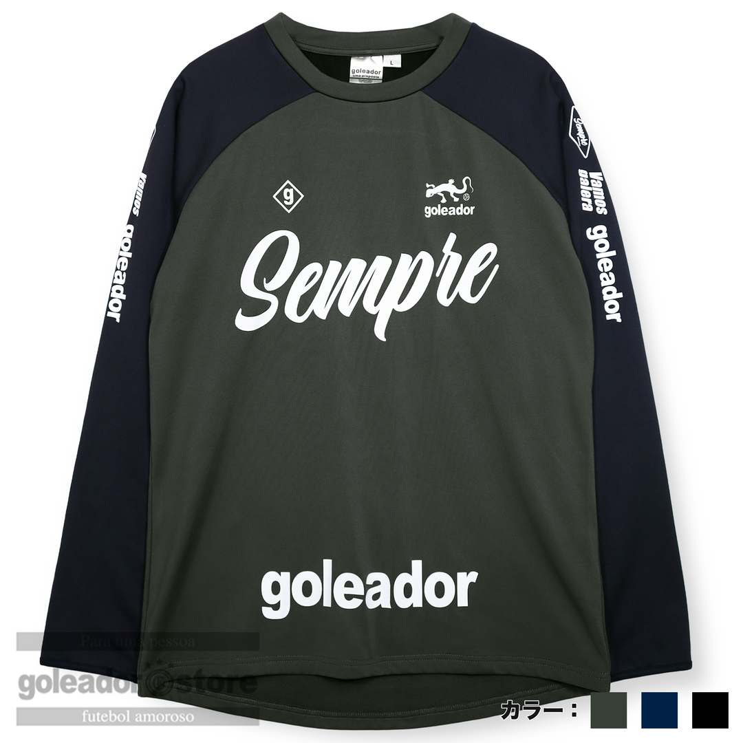 goleador 長袖ウェア 黒 ゴールドロゴ 150 楽天市場】お買い物マラソン最大2000円クーポン！ 長袖Tシャツ