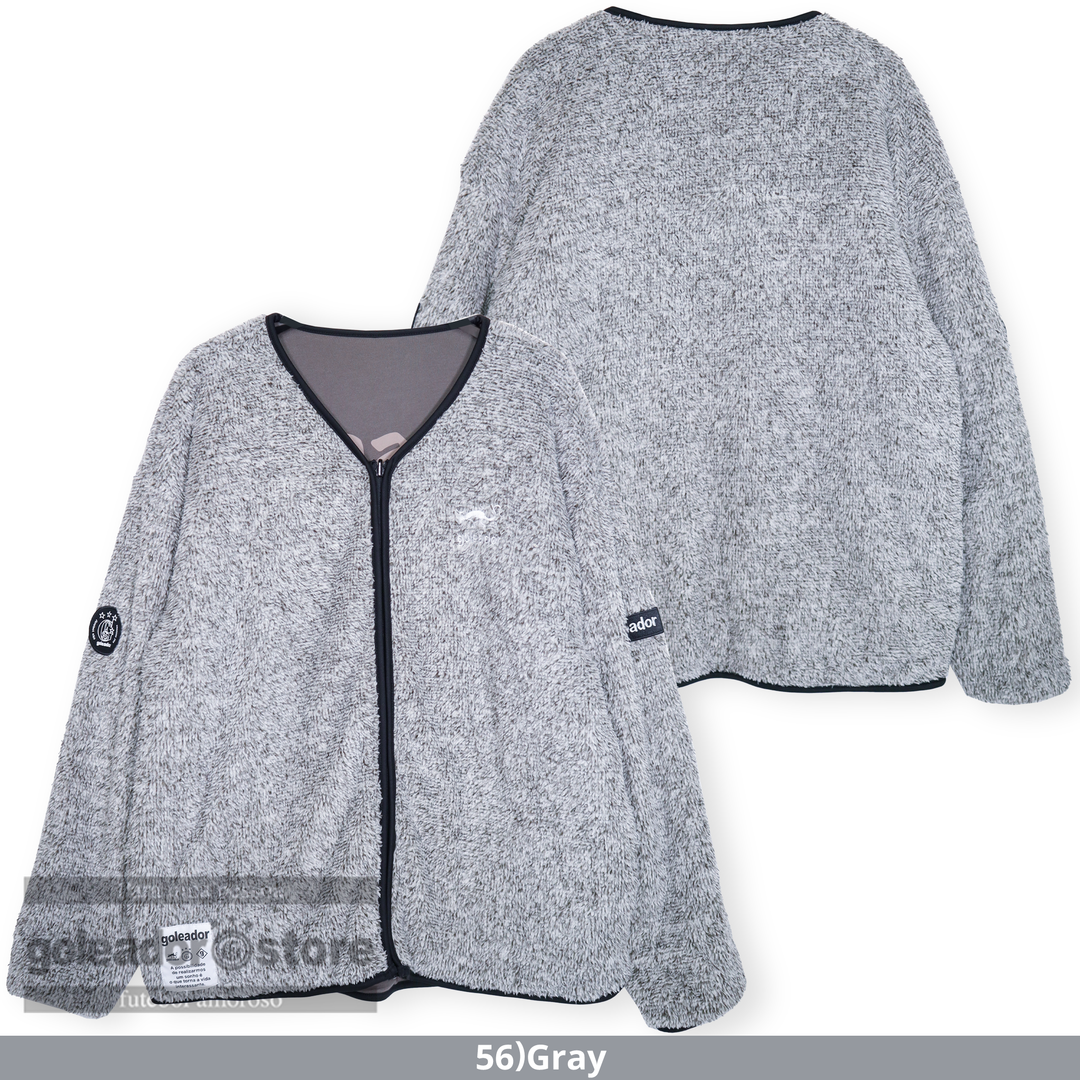 ゴレアドール公式】goleador Light Sweat / Mixボア ノーカラー ZIP ゴレアドール公式】goleador Light Sweat / Mixボア ノーカラー ZIP