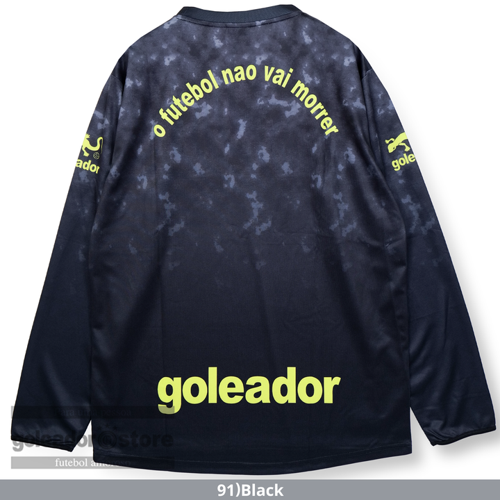 goleador 長袖ウェア 黒 ゴールドロゴ 150 ゴレアドール公式】goleador Nuvem guradation ロング