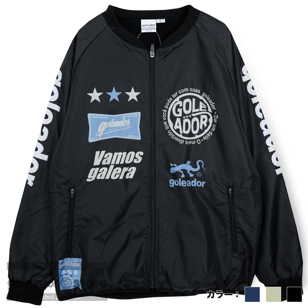 ゴレアドール公式】goleador SignBoardデザイン 裏トリコット ZIP ゴレアドール公式】goleador SignBoardデザイン 裏トリコット ZIP