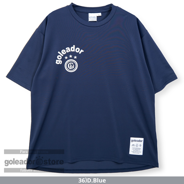 激レア新品未使用☆サッカー日本代表応援Tシャツ☆ゴレアドール☆ネイビー紺☆八咫烏 ゴレアドール公式】goleador 鹿子プラ 発泡プリント オーバーサイズ