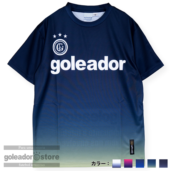 超絶レア サッカー番組Tシャツ ゴレアドール公式】goleador 昇華グラデーションプリント