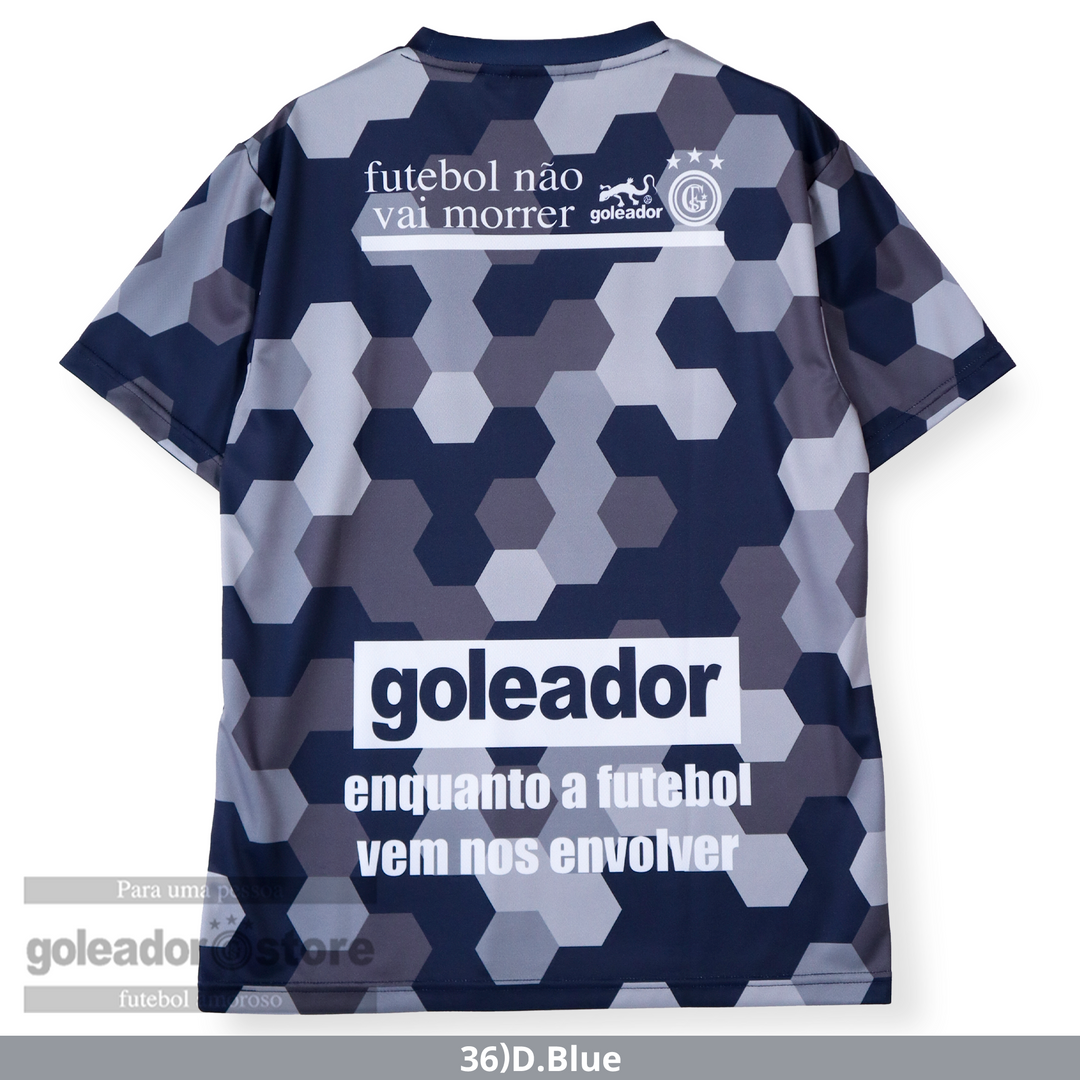昇華ヘキサゴン柄プリント プラクティスTシャツ 昇華ヘキサゴン柄プリント プラクティスTシャツ