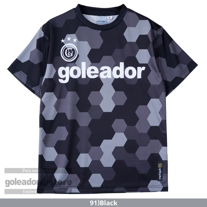 昇華ヘキサゴン柄プリント プラクティスTシャツ