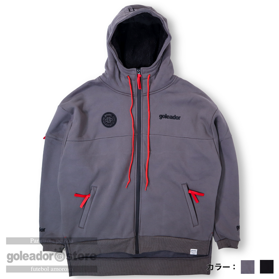 goleador ゴレアドール ベンチコート ネイビー フード付き Mサイズ