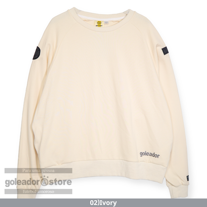 裏毛スウェット サイドポケット付き オーバーサイズ トレーナー