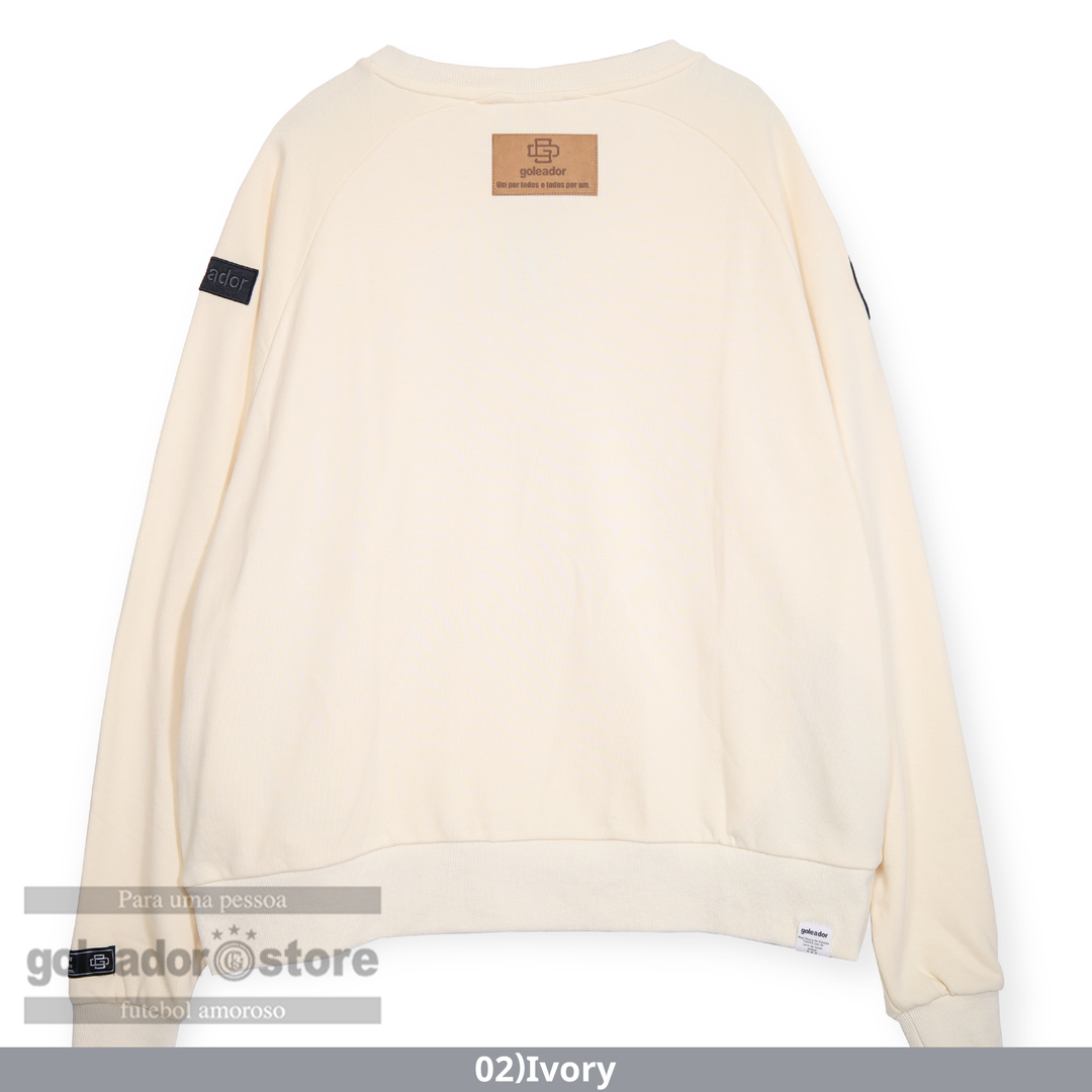 一部再入荷]裏毛スウェット サイドポケット付き オーバーサイズ トレーナー