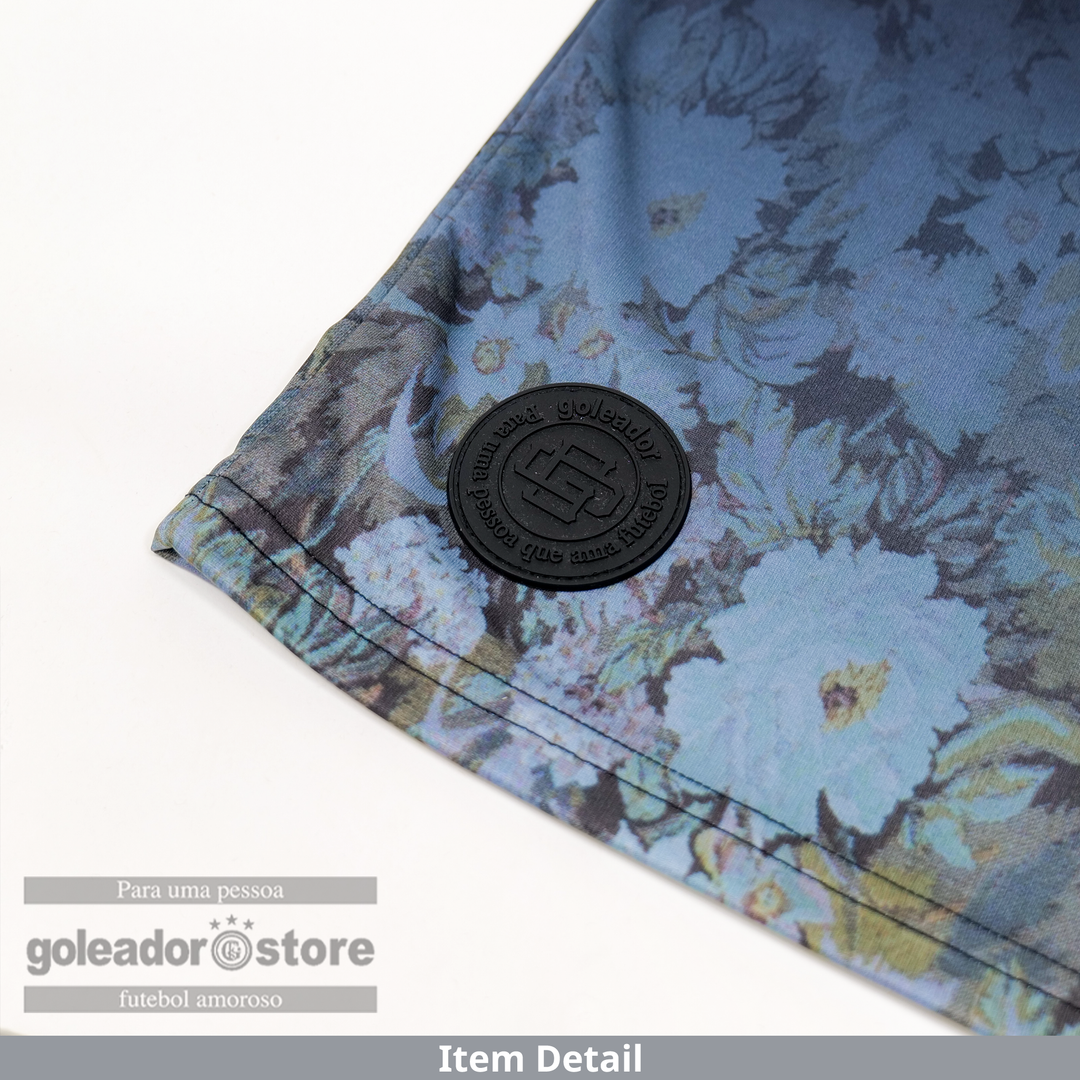 プラクティス ゴブラン花柄生地昇華プリント グラデーション Tシャツ