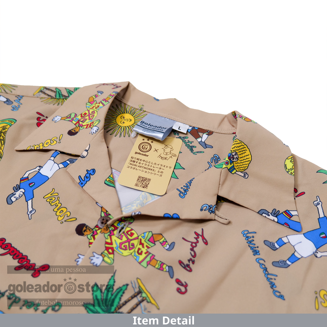 ゴレアドール公式】goleador フットボール レジェンド 柄アロハ