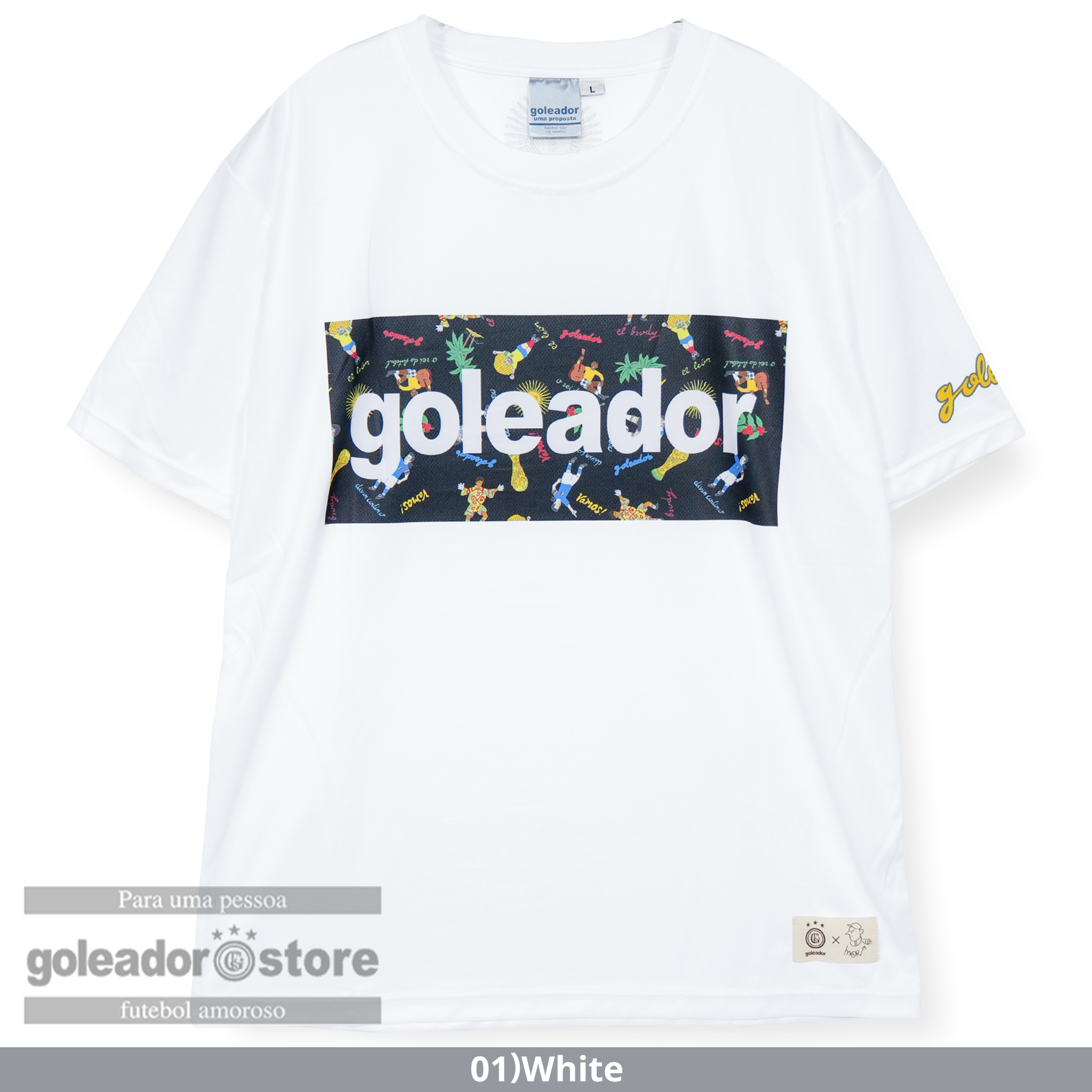 ゴレアドール公式】goleador フットボール レジェンド 柄BOXロゴプラT