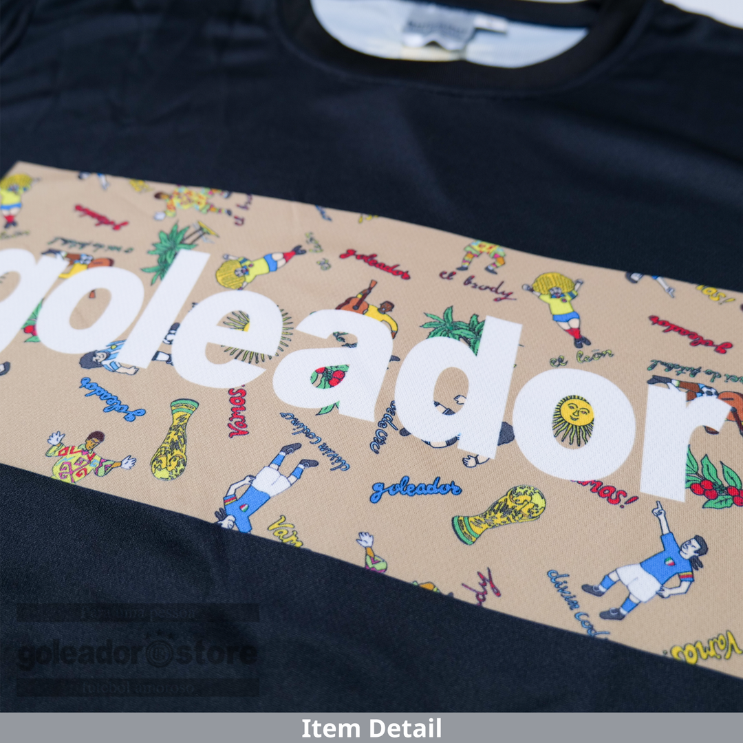 AFJB CPGコラボ ゴレアドール公式】goleador フットボール レジェンド 柄BOXロゴプラT